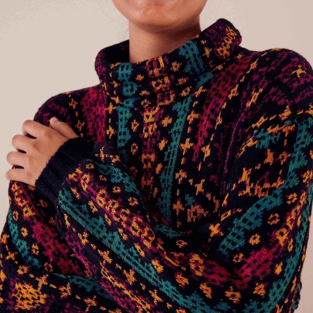 FARM Rio Multicolor Patterned Midi Dress - Picture 3 of 6